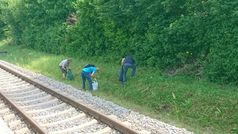 Ramadama der Schäftlarner Grünen